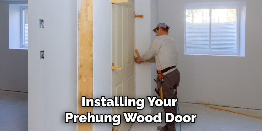 Installing Your Prehung Wood Door