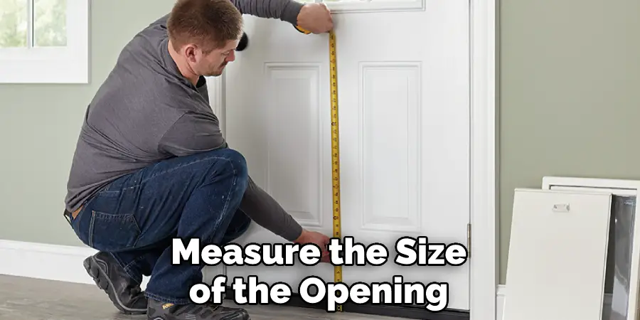 Measure the Size of the Opening