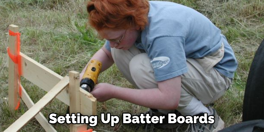 Setting Up Batter Boards