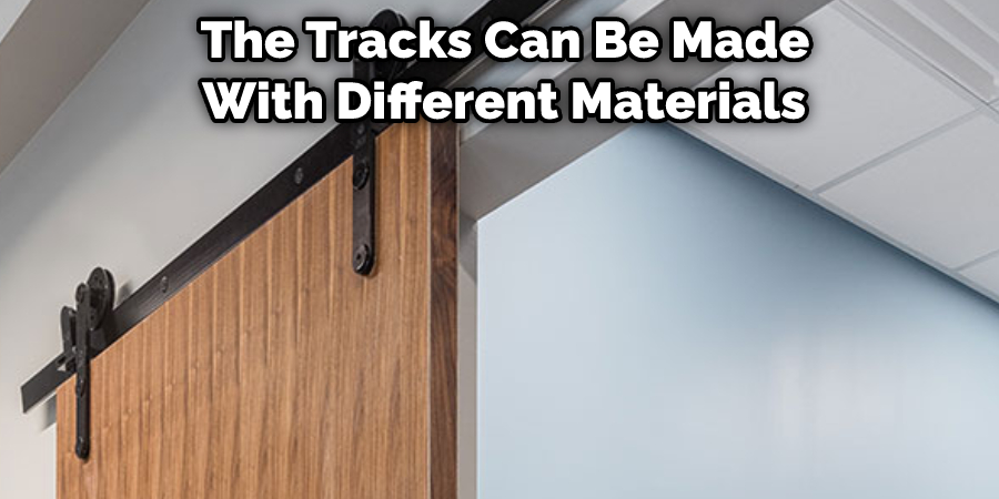 The Tracks Can Be Made With Different Materials 