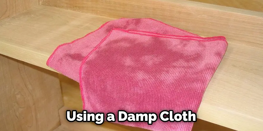  Using a Damp Cloth