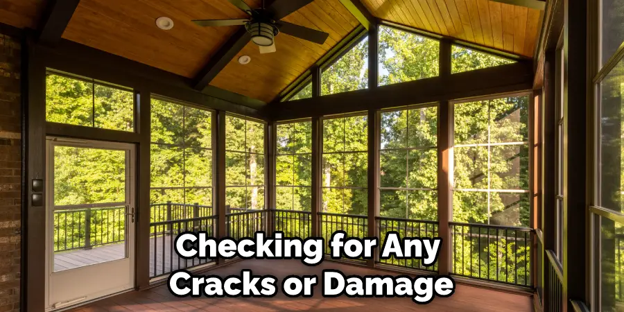 Checking for Any Cracks or Damage