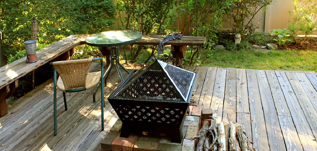 How to Build a Fire Pit on a Deck