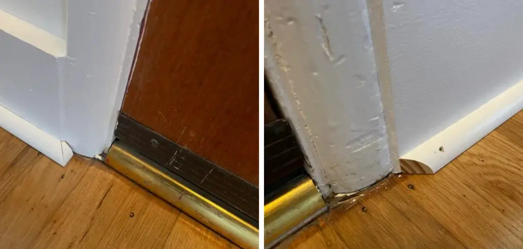 How to End Shoe Molding at Door Frame