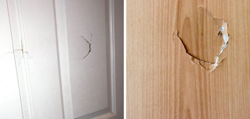 How to Fix Dent in Wooden Door