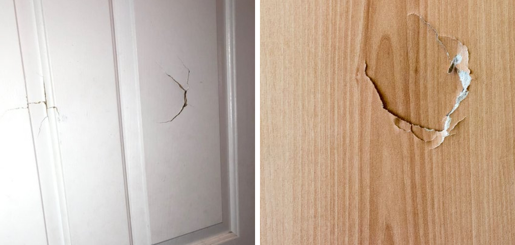 How to Fix Dent in Wooden Door
