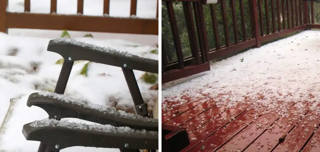 How to Keep Wood Deck From Icing