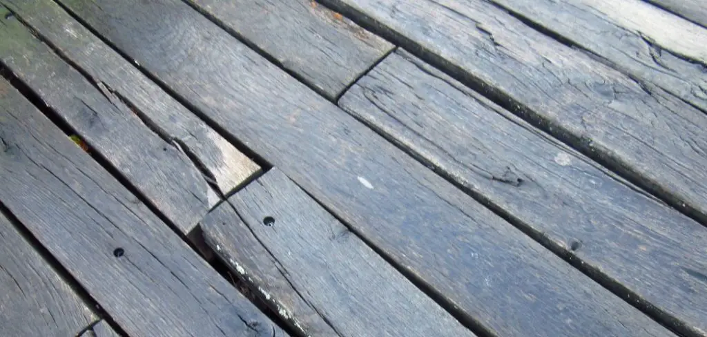 How to Stain Cracks in Deck