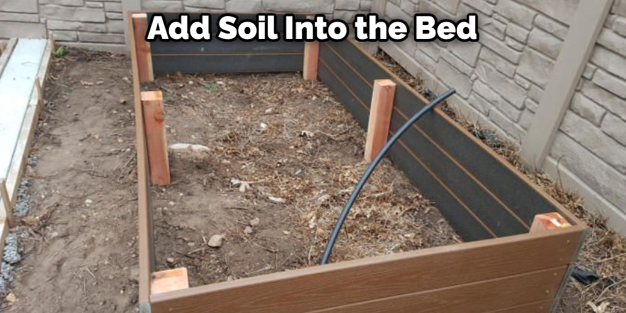 Add Soil Into the Bed