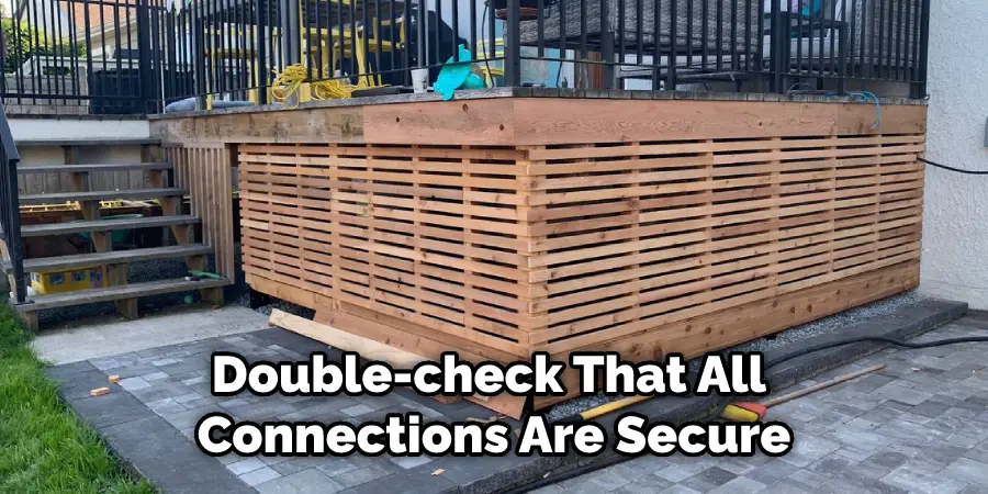 Double-check That All Connections Are Secure