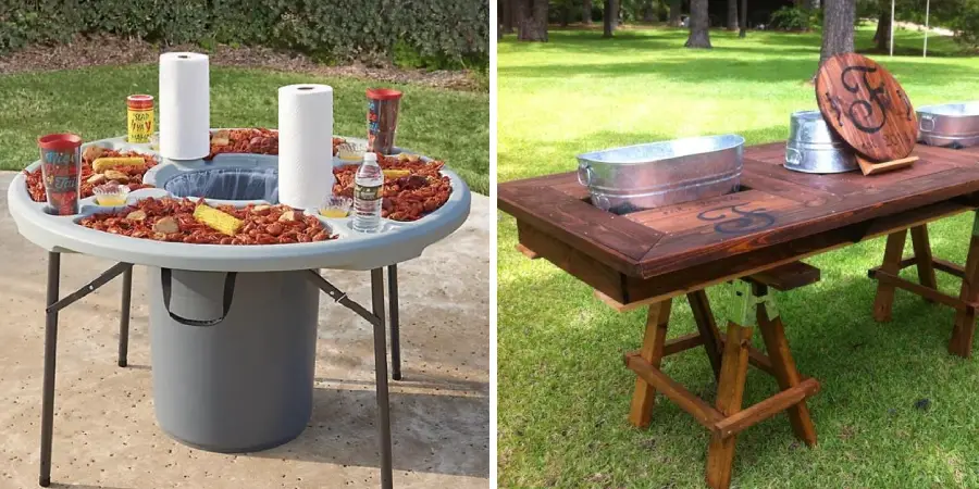How to Build Crawfish Table