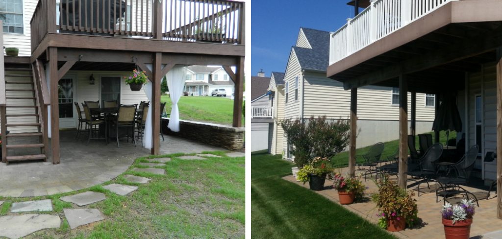 How to Build a Patio Under a Deck