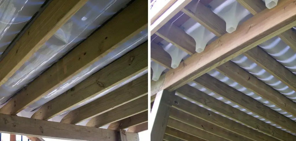 How to Install Under Deck Ceiling