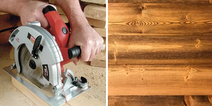 How to Make Circular Saw Marks on Wood