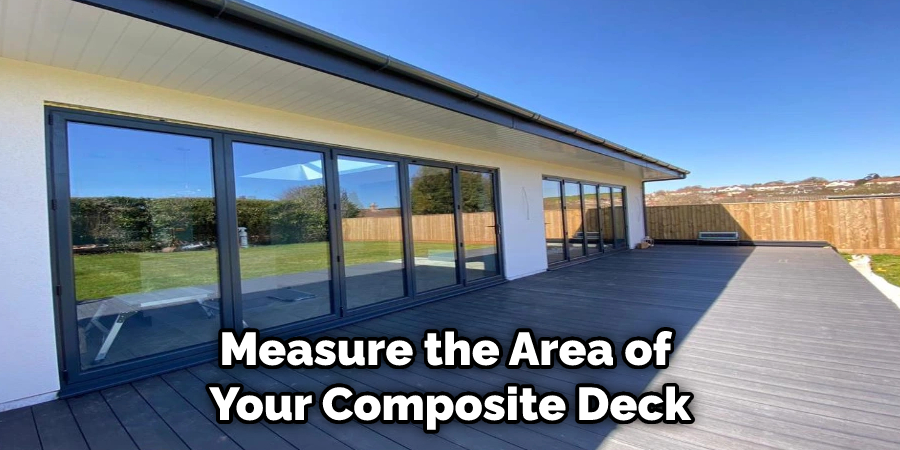 Measure the Area of Your Composite Deck