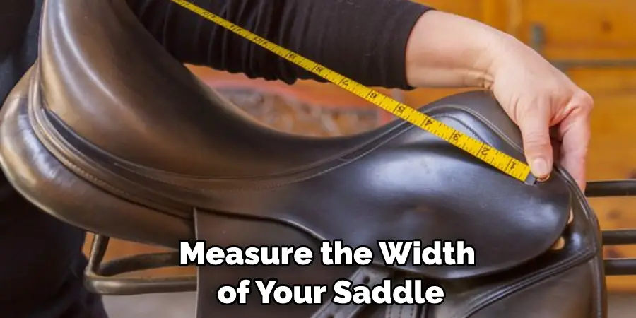 Measure the Width of Your Saddle