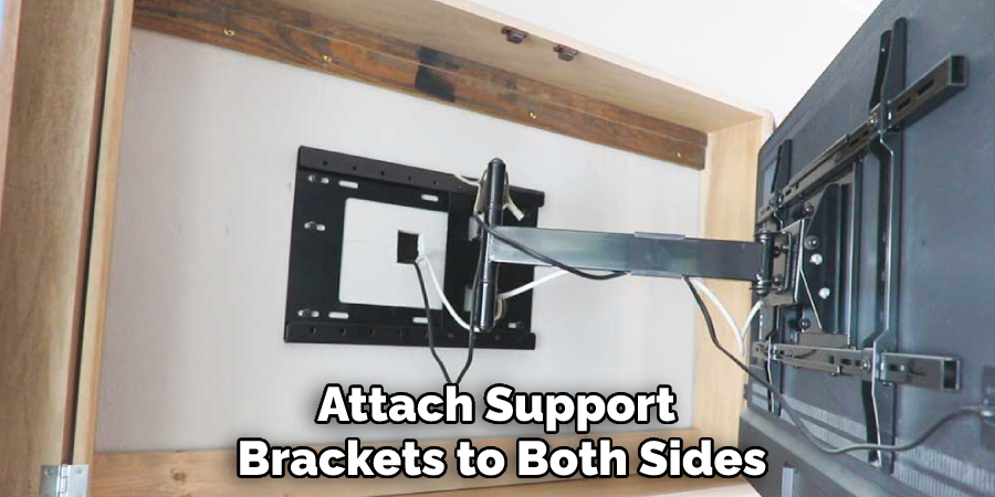 Attach Support Brackets to Both Sides