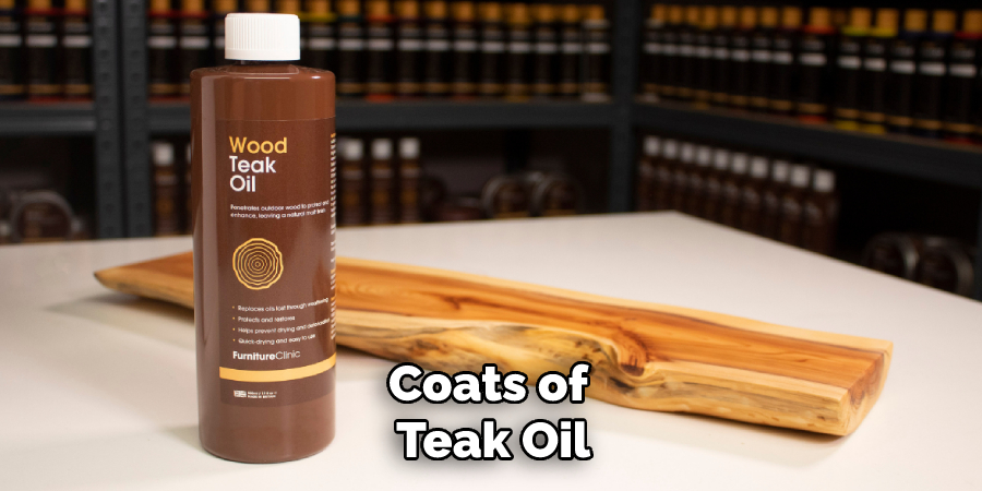 Coats of Teak Oil