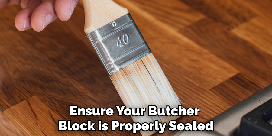 Ensure Your Butcher Block is Properly Sealed