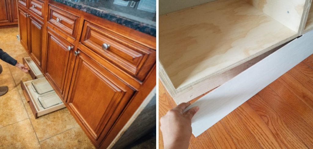 How to Build Toe Kick for Wall Cabinets