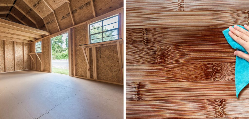 How to Clean the Inside of a Wooden Shed