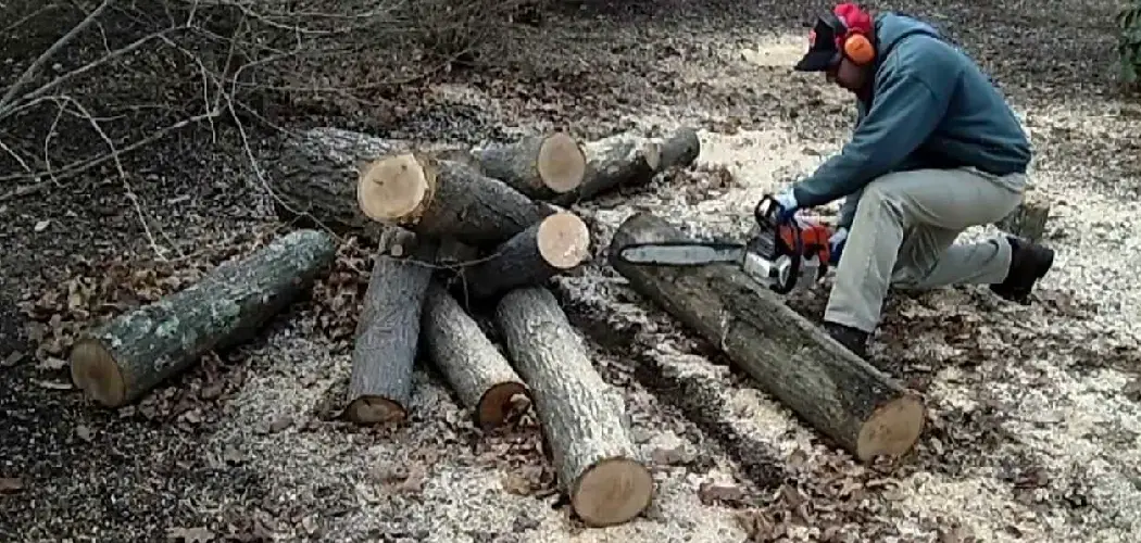 How to Cut Firewood With a Chainsaw