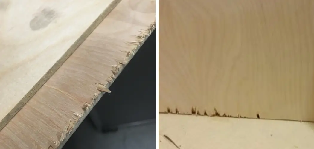 How to Fix Plywood Tearout