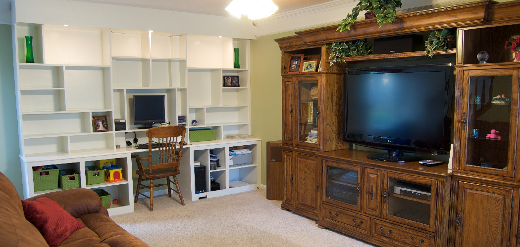 How to Paint Entertainment Center