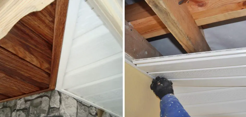 How to Replace Wood Soffit With Vinyl