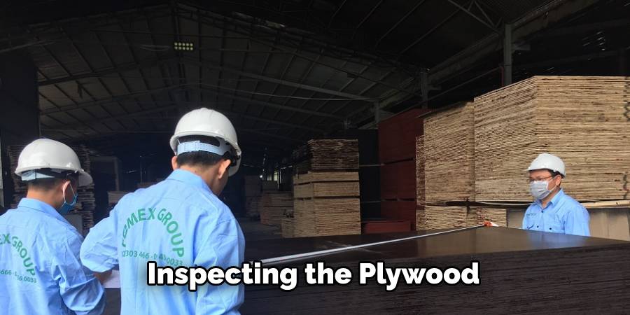 Inspecting the Plywood