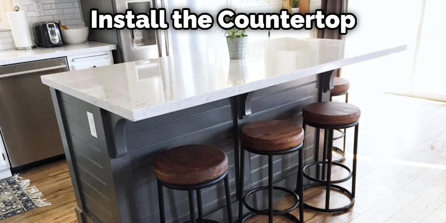 Install the Countertop