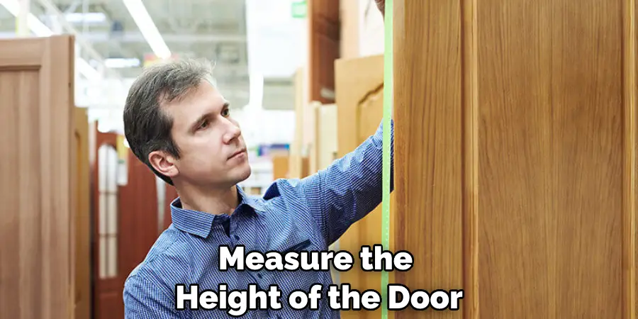 Measure the Height of the Door