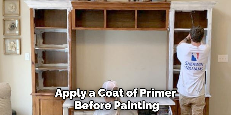 Apply a Coat of Primer Before Painting