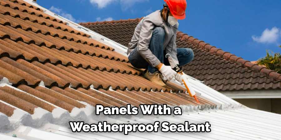 Panels With a Weatherproof Sealant