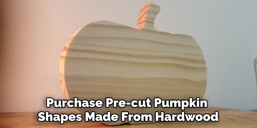 Purchase Pre-cut Pumpkin Shapes Made From Hardwood
