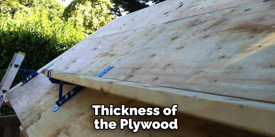 Thickness Of The Plywood 1 