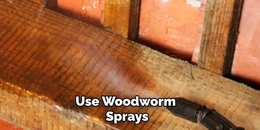 Use Woodworm Sprays