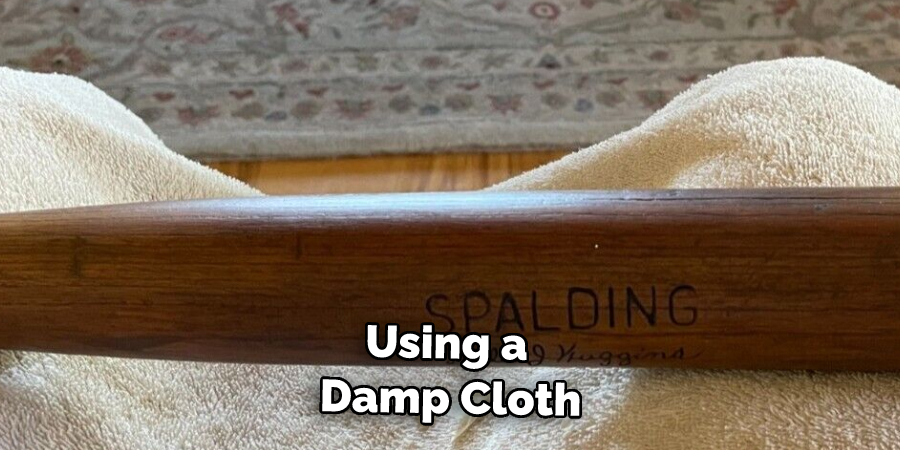 Using a Damp Cloth