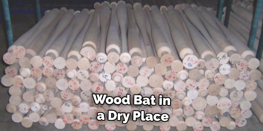 wood bat in a dry place