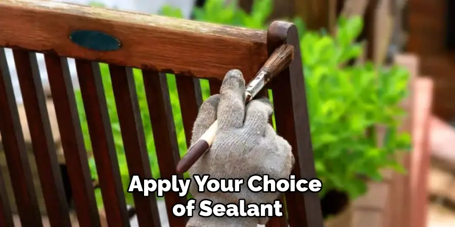 Apply Your Choice of Sealant