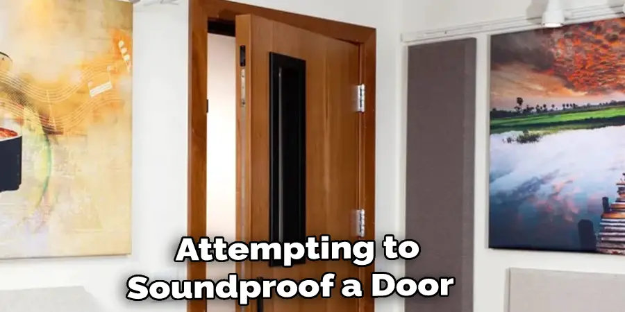  Attempting to Soundproof a Door 