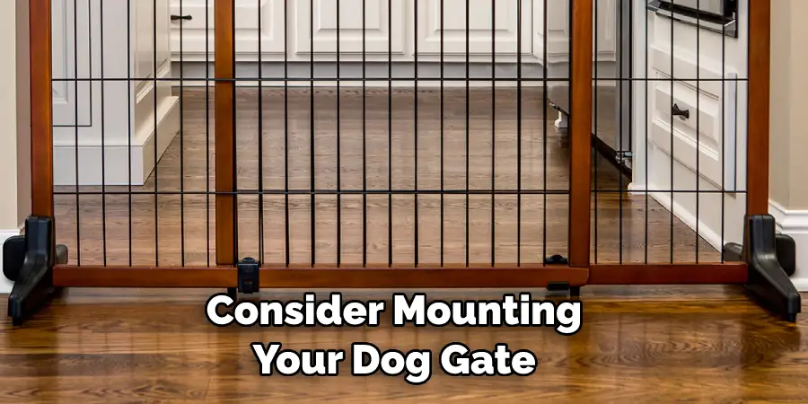 Consider Mounting Your Dog Gate