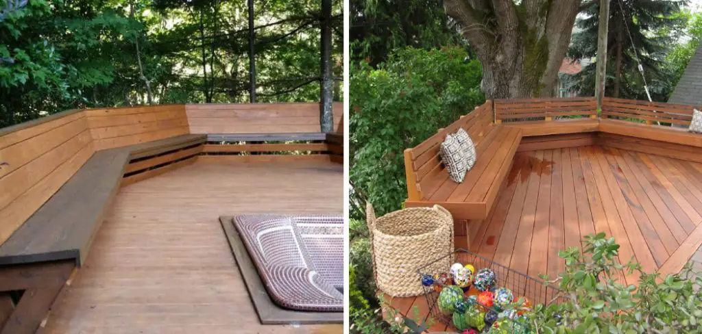 How to Build a Deck With Benches Instead of Railings