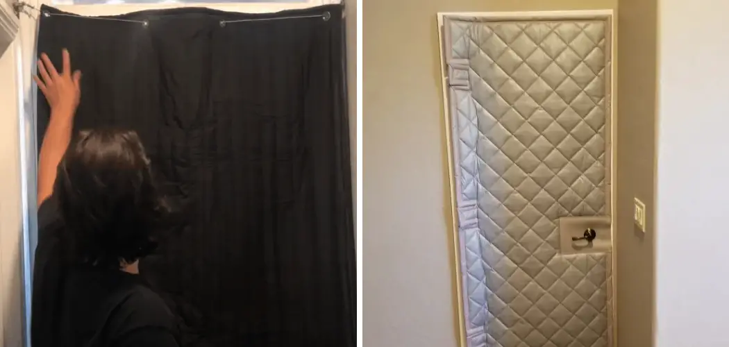 How to Soundproof a Door With Household Items