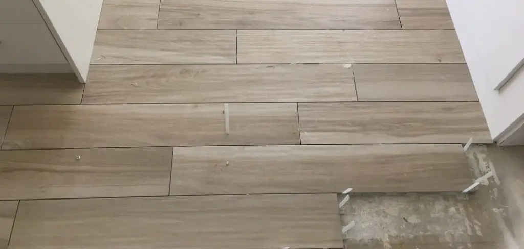 How to Stagger Wood Look Tile