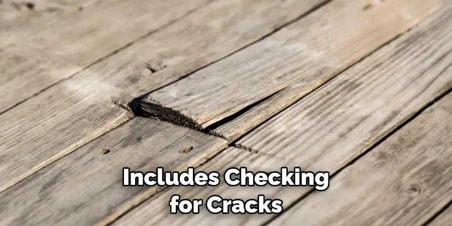 Includes Checking for Cracks