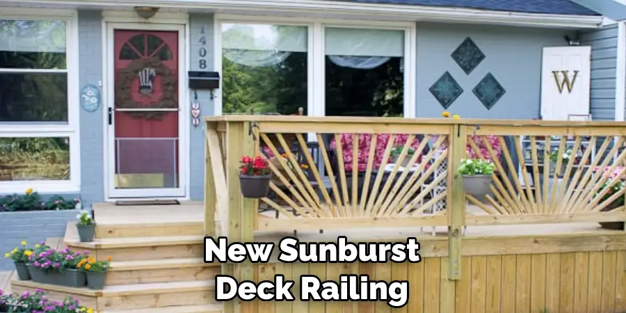 New Sunburst Deck Railing