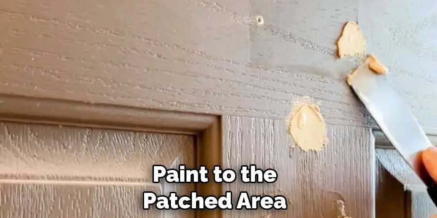 Paint to the Patched Area