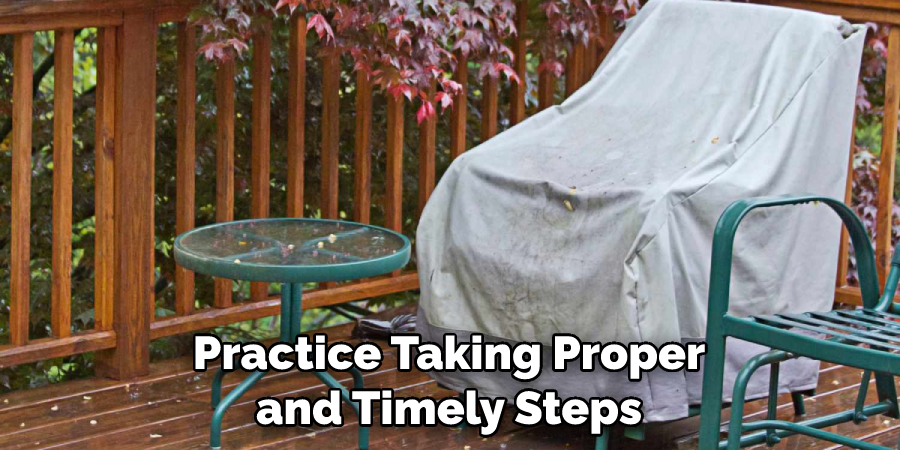 Practice Taking Proper and Timely Steps