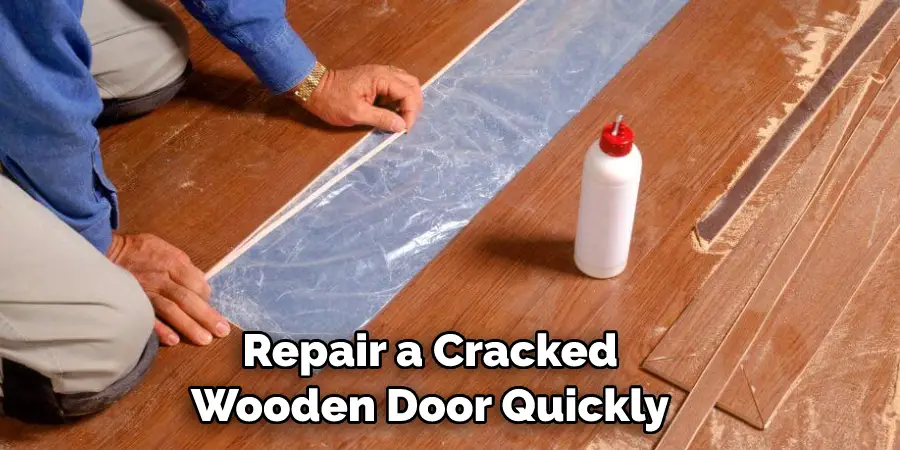 Repair a Cracked Wooden Door Quickly